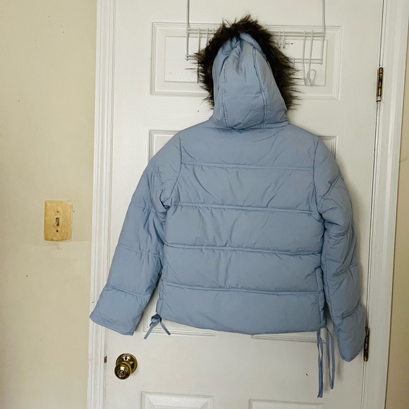 Wide Channel Short Puffer Jacket,Size XS - Picture 6 of 8